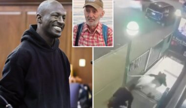 Footage captures horrific moment maniac fatally shoves retired elderly teacher, 76, down NYC subway stairs
