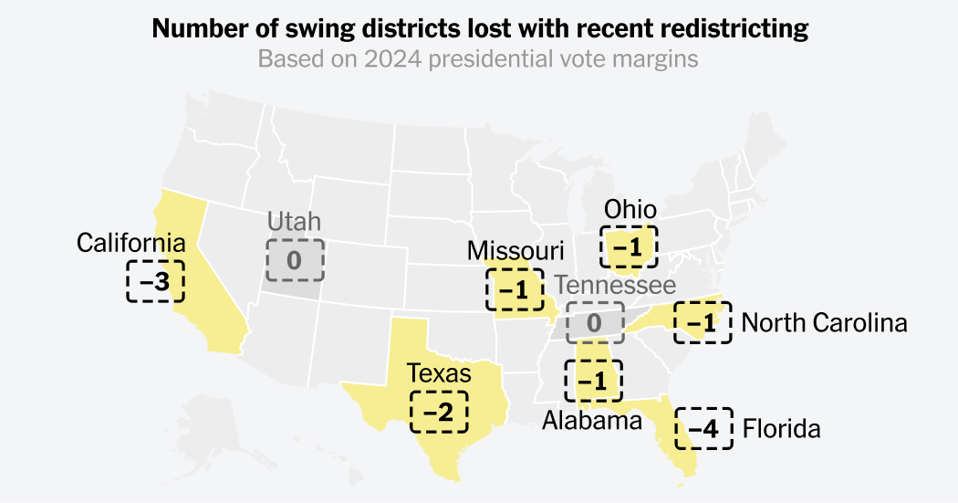 How Redistricting Is Making the Midterms Less Competitive