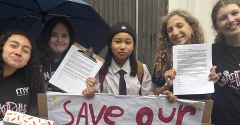 Students Urge Dept. of Education to Restore Afterschool Arts Provider