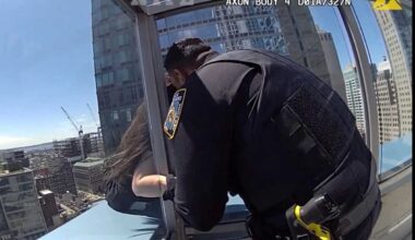 Brooklyn cops recount the harrowing moment they rescued woman dangling from 30-story high-rise