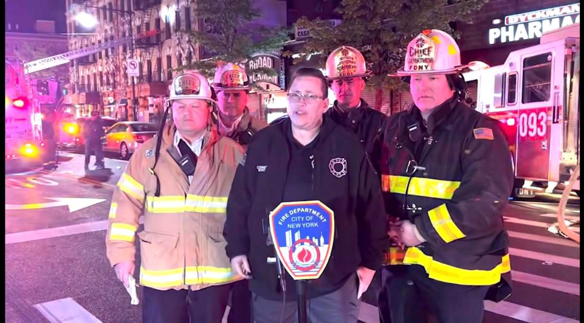 Manhattan apartment building fire leaves three dead, 11 injured: FDNY