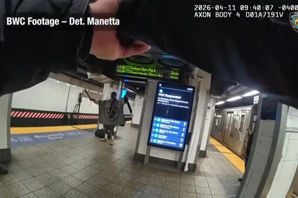 New York City police release footage of machete-wielding man shot at Grand Central