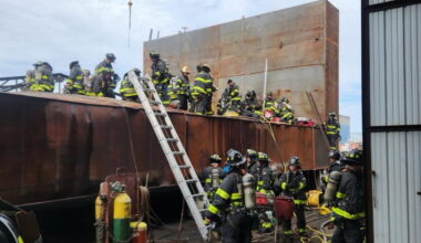 Staten Island shipyard blast injures more than FDNY firefighters, EMS members
