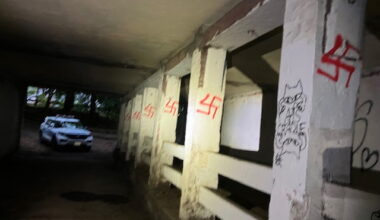 Vandals spray-paint swastikas in Forest Park and Highland Park nearly a week after other antisemitic graffiti was found in Rego Park and Forest Hills
