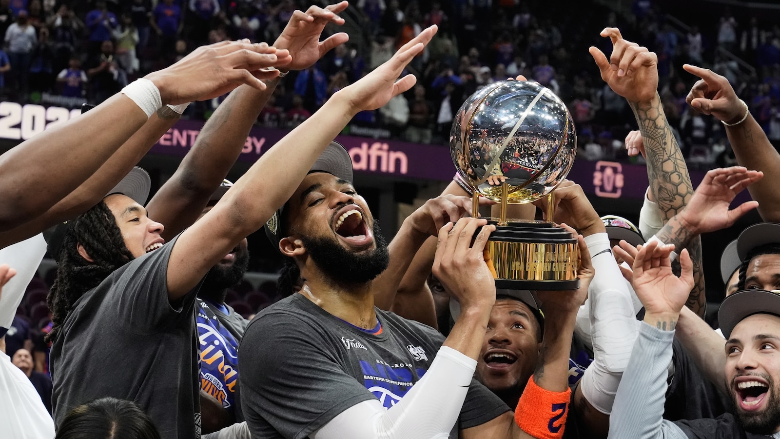 New York back in NBA Finals for first time since 1999 after sweeping Cleveland