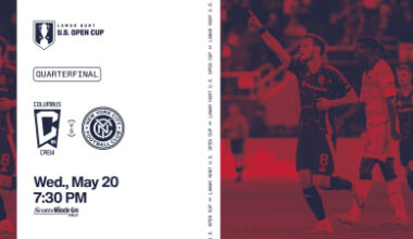 Columbus Crew host New York City FC on Wednesday, May 20 in 2026 Lamar Hunt U.S. Open Cup Quarterfinals