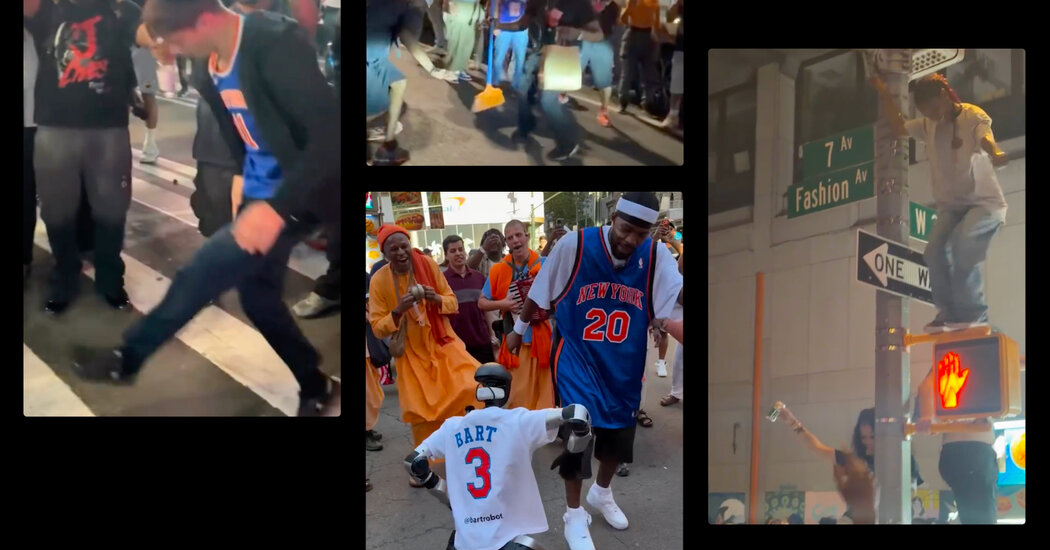 The Knicks Effect: Irresistible, Spontaneous Dancing