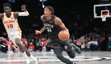 New Three-Team Mock Trade Idea Sends De'Aaron Fox +Jonthan Kuminga to Brooklyn, Hawks Land Nic Claxton
