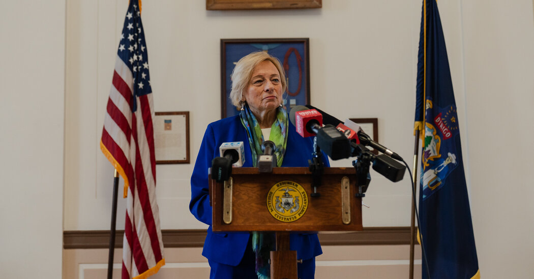 Mills Reminds Maine Voters She’s ‘Still on the Ballot’ for Senate Amid Platner Controversy