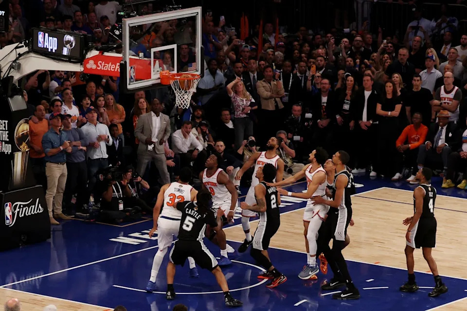 Game 4 saw the Knicks mount an incredible comeback from 29 points down to beat the San Antonio Spurs and lead the seven-game series 3-1 (Reuters)