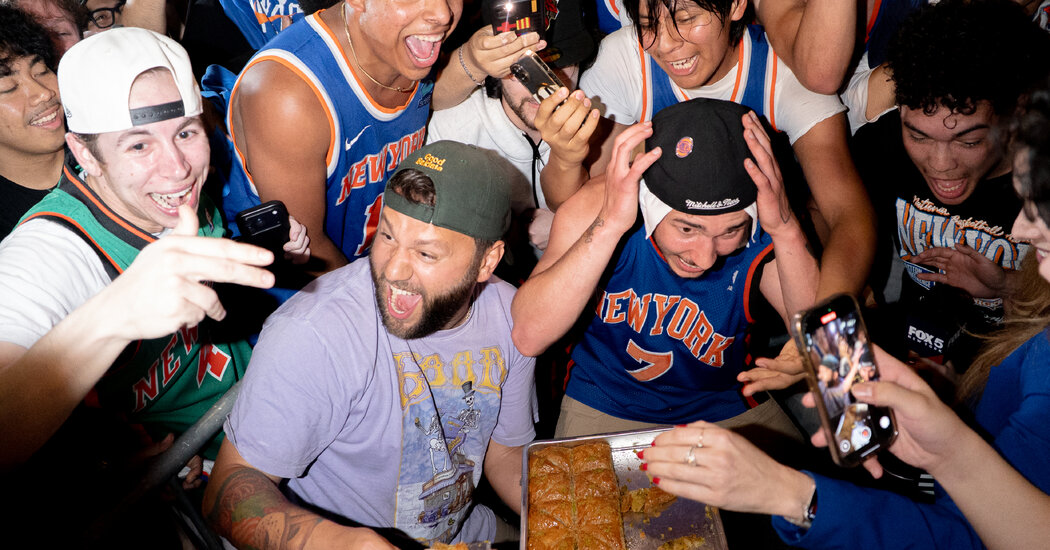 Who Is the Baklava Guy at the Knicks Games?
