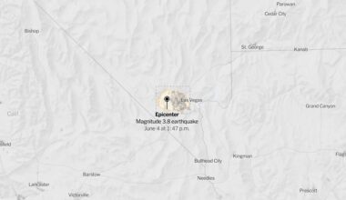 Map: 3.8-Magnitude Earthquake Shakes Las Vegas