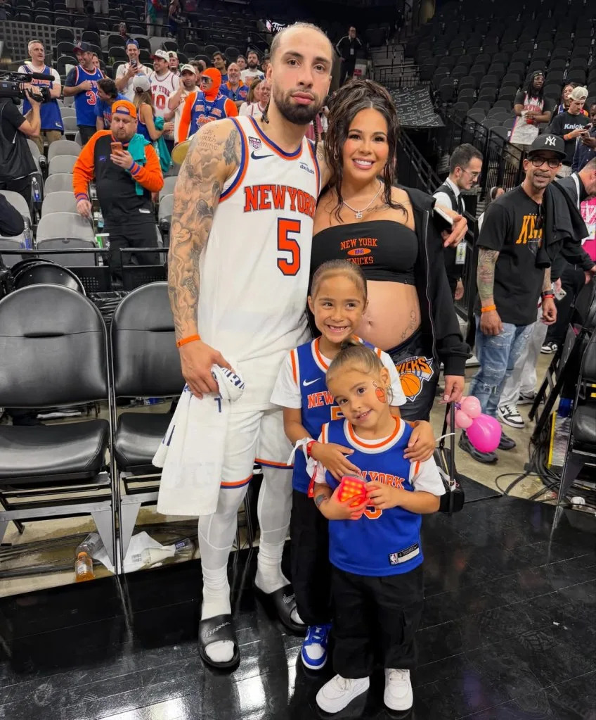 Jose Alvarado and his pregnant partner Flor Castilo share two daughters, Nazanin and Brooklyn.