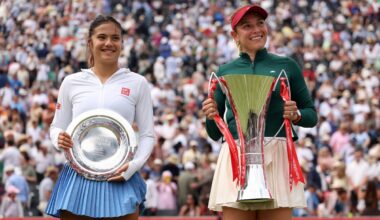 Resilient Emma Raducanu denied by Donna Vekic in Queen’s final to extend trophy drought