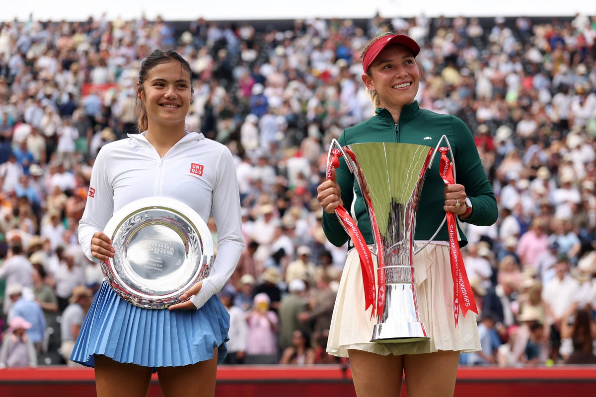Resilient Emma Raducanu denied by Donna Vekic in Queen’s final to extend trophy drought