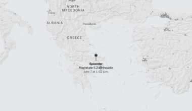 Map: 5.2-Magnitude Earthquake Shakes Greece