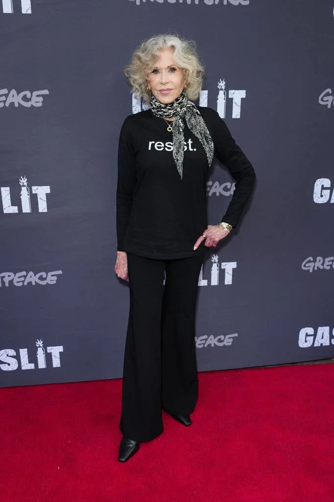 Jane Fonda attends the "Gaslit" New York premiere