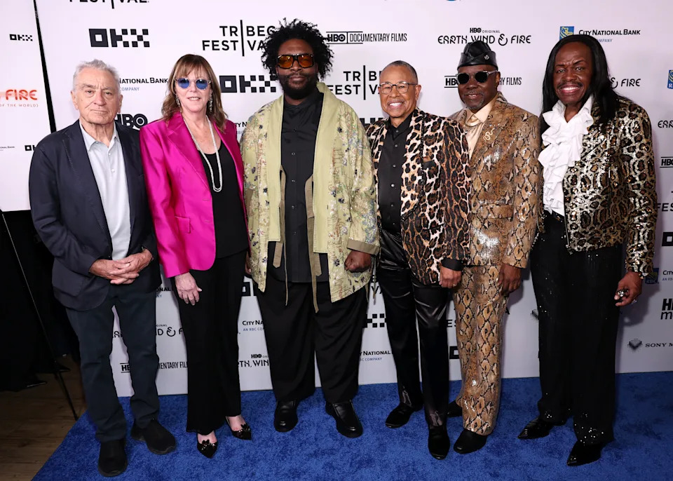 Robert De Niro, Jane Rosenthal, Ahmir "Questlove" Thompson, Ralph Johnson, Philip Bailey, and Verdine White