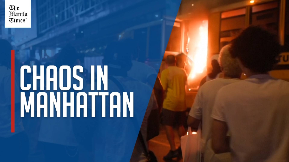 WATCH: World Cup bus set alight as chaotic celebrations erupt in Manhattan after Knicks win
