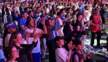 Knicks fans go ballistic at NYC watch parties during Game 1 win over Spurs in NBA Finals