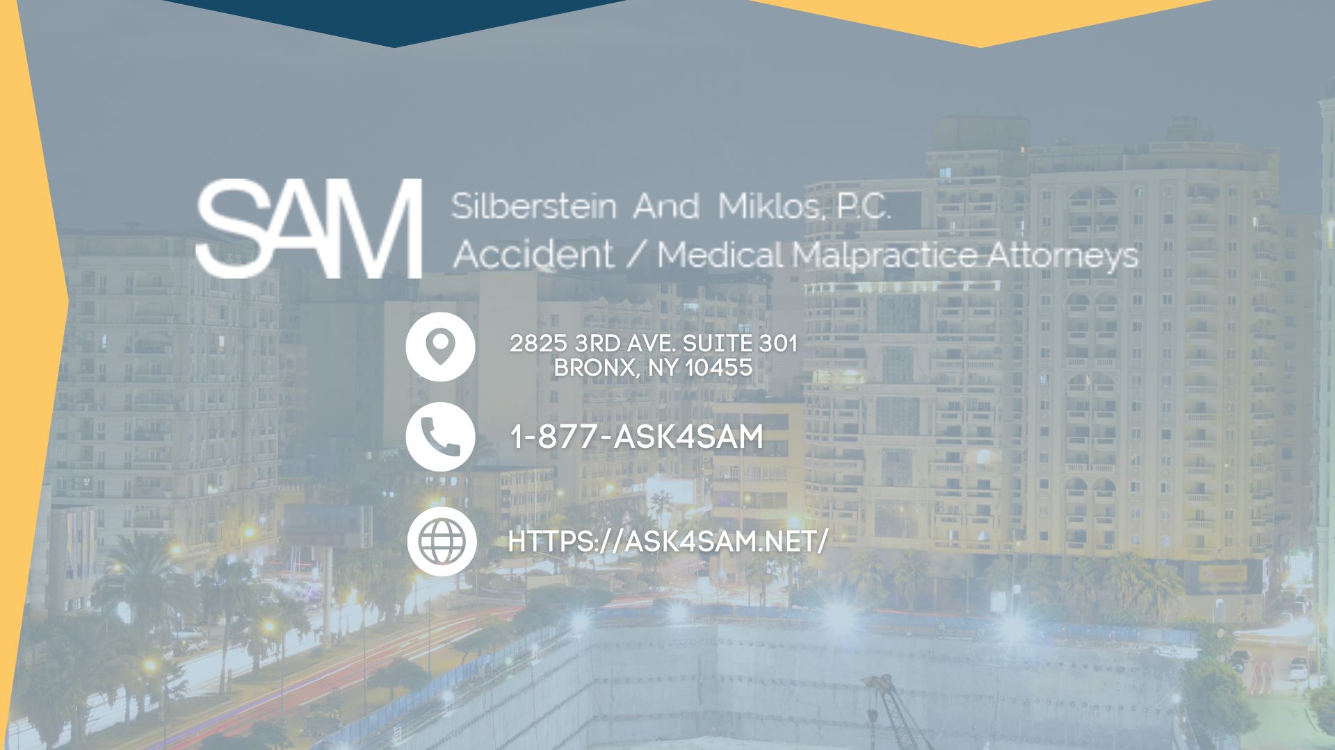 ASK4SAM by Silberstein & Miklos, P.C. Expands Focus on Medical Malpractice Representation for Bronx Patients Harmed by Medical Negligence