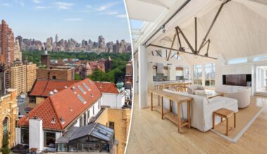Rare red-roofed NYC penthouse villa lists for $8.25M