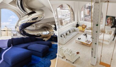 NYC penthouse with steel slide finds a buyer