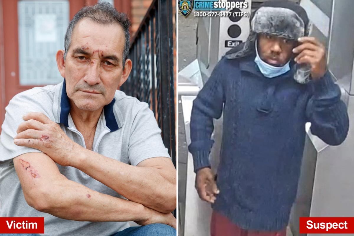NYC home painter glad to be alive after maniac shoved him onto subway tracks, leaving him 'bathed in blood'