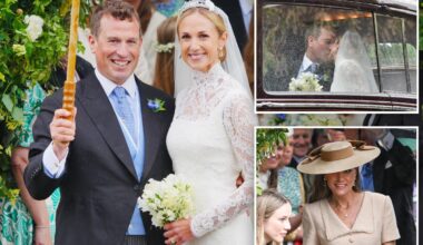 Royals celebrate Peter Phillips and Harriet Sperling's wedding