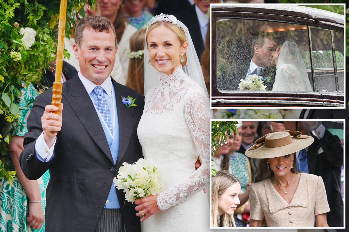 Royals celebrate Peter Phillips and Harriet Sperling's wedding