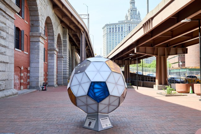 “The Art of the Game” Brings Soccer Balls Art To New York's Public