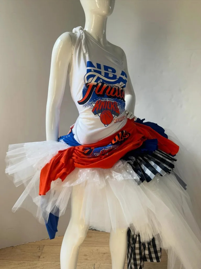 The original version of the look paired the tees with a layered tutu. Instagram/missclairsullivan