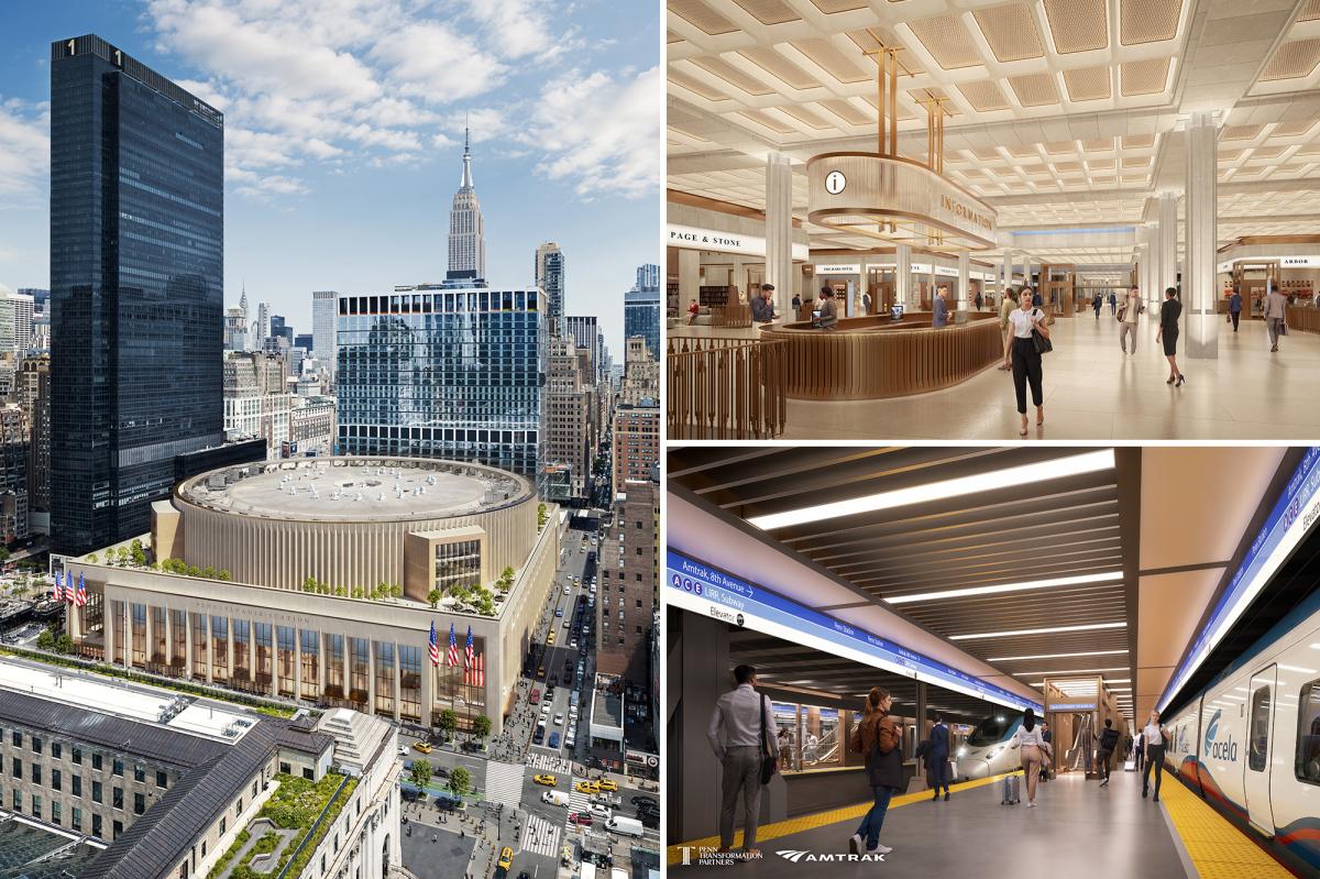 Stunning new before-and-after renderings reveal what's in store for NYC's Penn Station