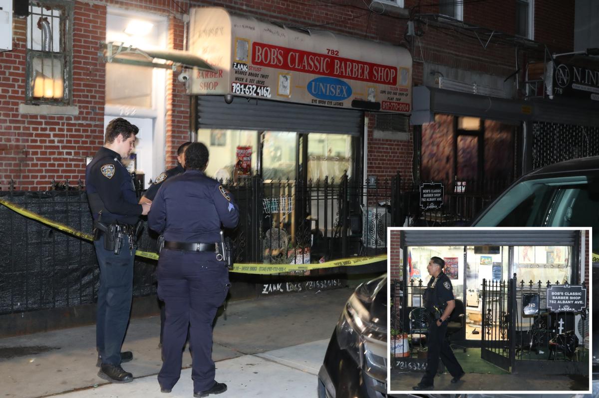 Man, 41, stabbed repeatedly, left clinging to life in brutal violence at NYC barbershop: cops, sources
