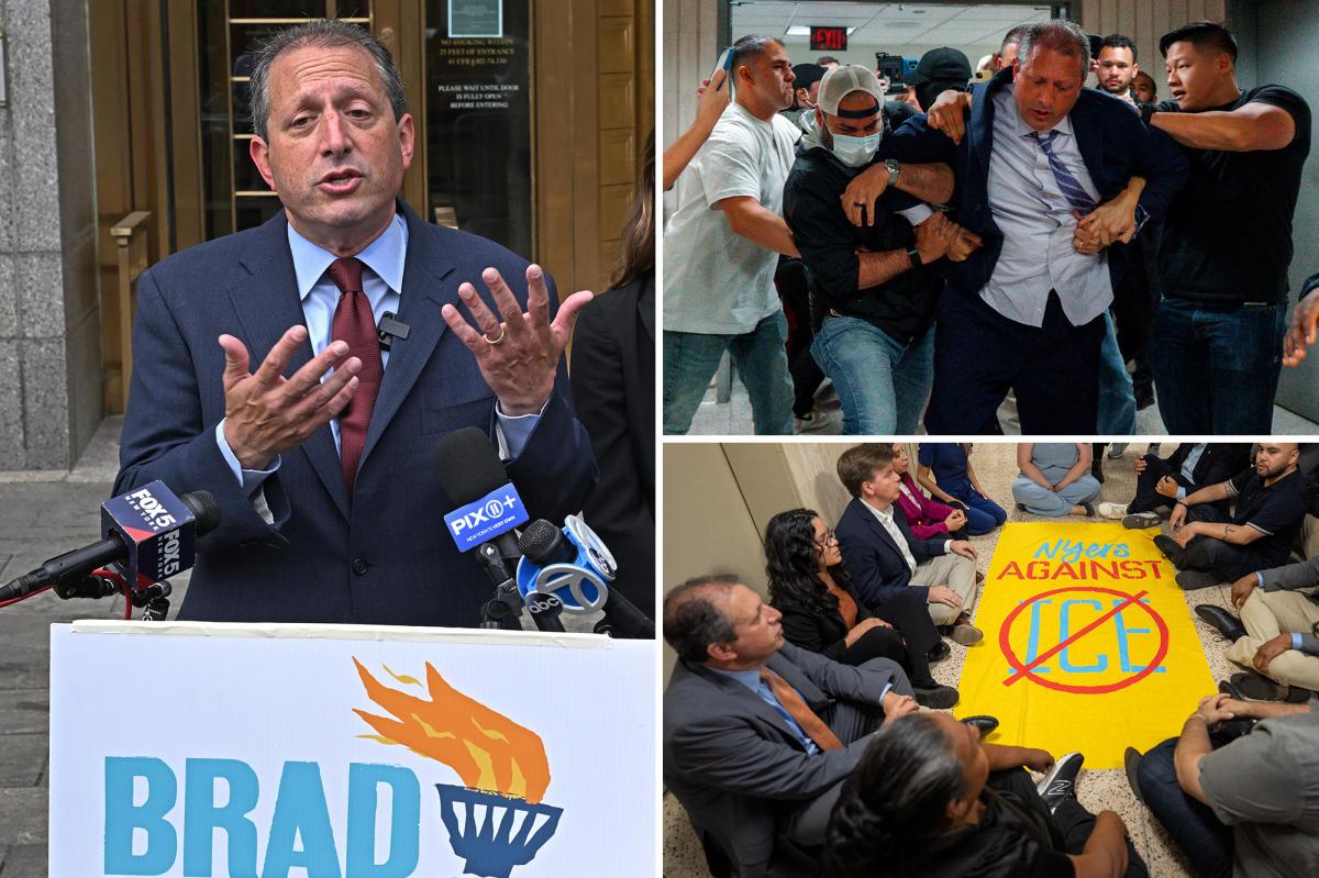 Brad Lander tears up after judge finds him not guilty in NYC ICE arrest episode