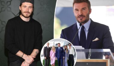 David Beckham shuts down interview question about son Brooklyn amid family feud