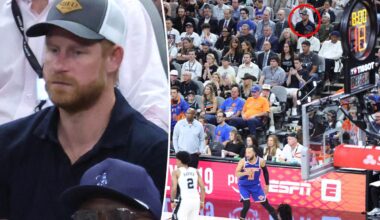 Prince Harry relegated to 8th row at Knicks vs. Spurs game — while celebs sit courtside