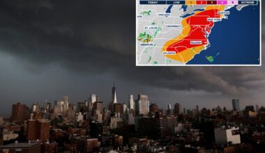 NYC and the Northeast bracing for thunder storms, severe weather to close the weekend