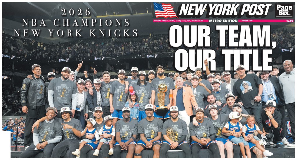 The Knicks won their first championship in more than 50 years. 