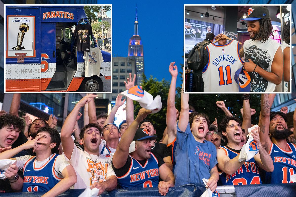 Historic NBA Championship fuels record-breaking sales of New York Knicks merch on Fanatics