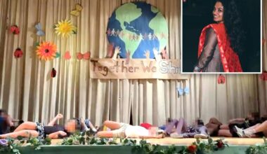 NYC fifth graders pantomime getting shot by cops in sick dance routine