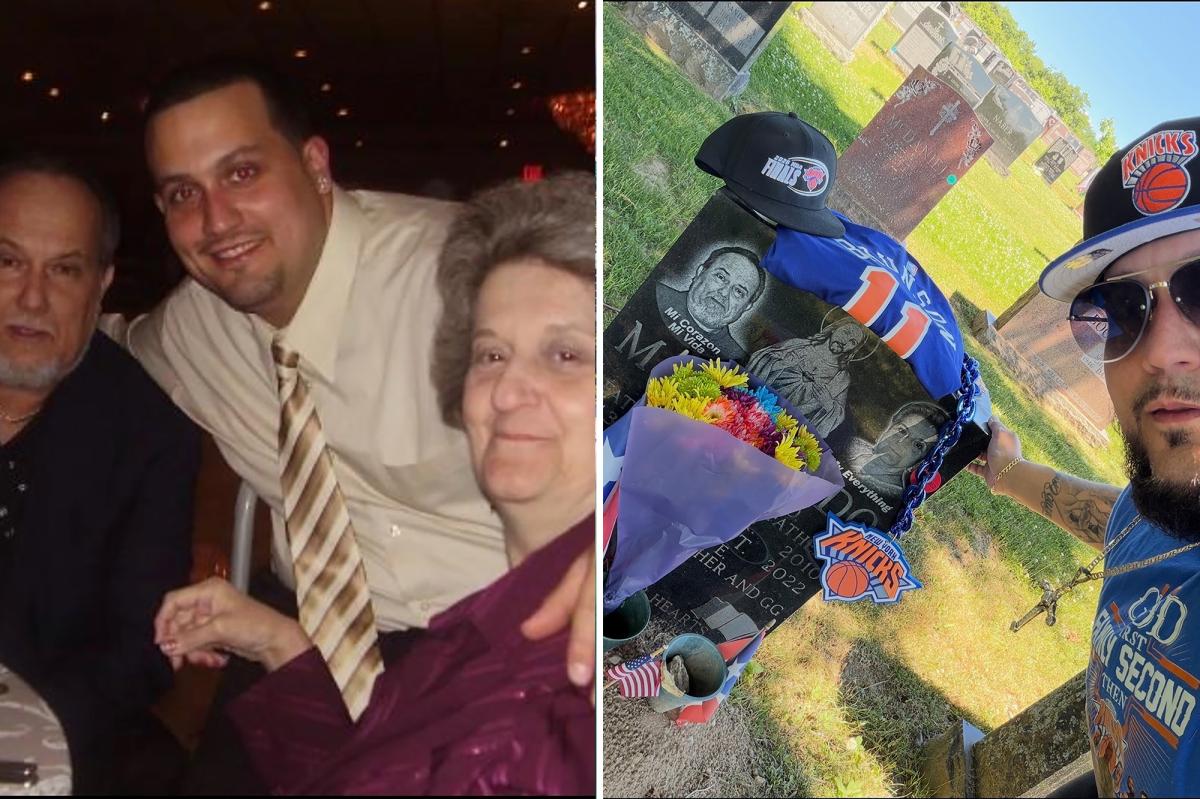 Bronx man celebrates Knicks win by visiting his dad's grave