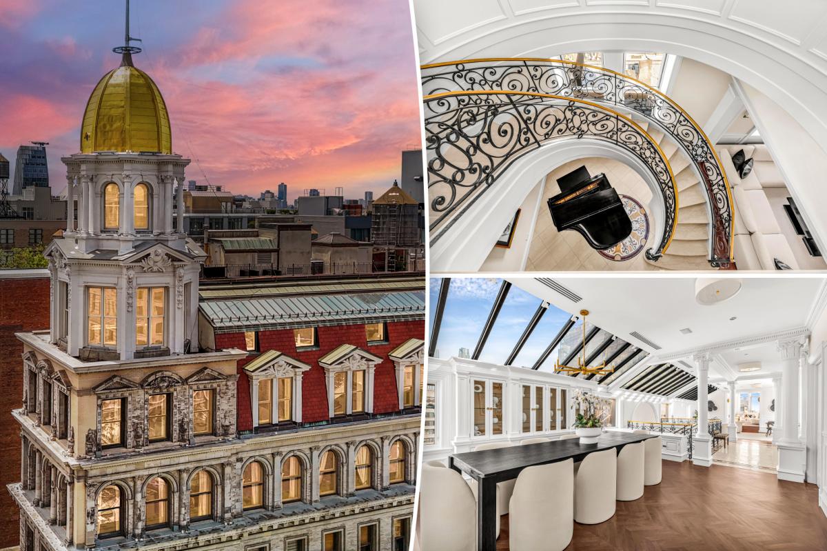 NYC domed penthouse heads to auction after 2 years for sale