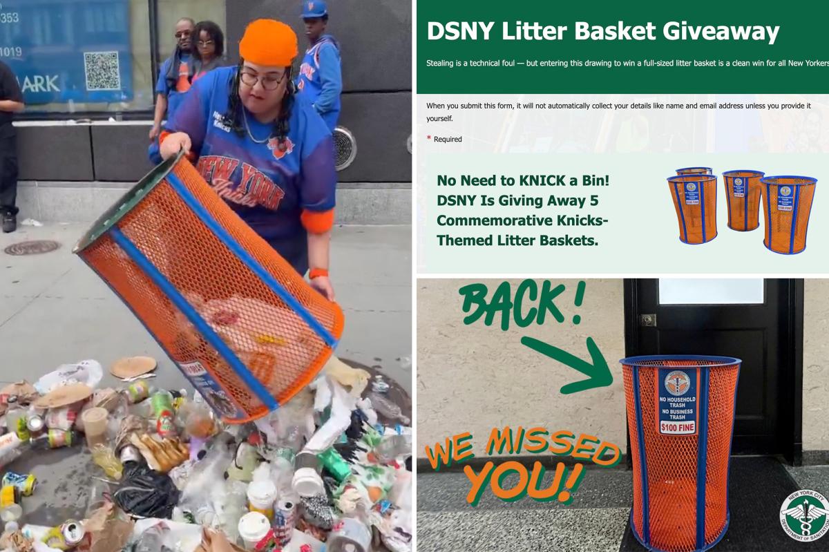 DSNY launches 'No Need to Knick' a trash bin giveaway after JP Morgan theft