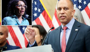 Hakeem Jeffries slammed for embracing Mamdani-backed candidates 'with open arms' after Dem primary sweep