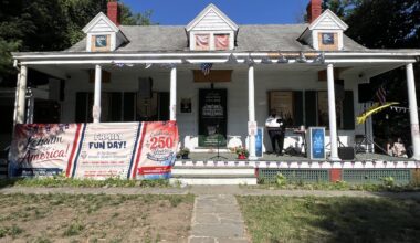 The Wyckoff–Bennett Homestead on Sunday, June 28, celebrating 250 years of freedom. Photo: Loretta Chin/Brooklyn Eagle