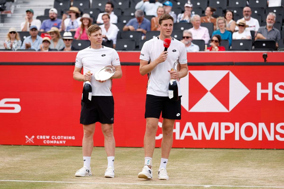 Arevalo & Pavic beat Heliovaara & Patten in Queen's Doubles Final
