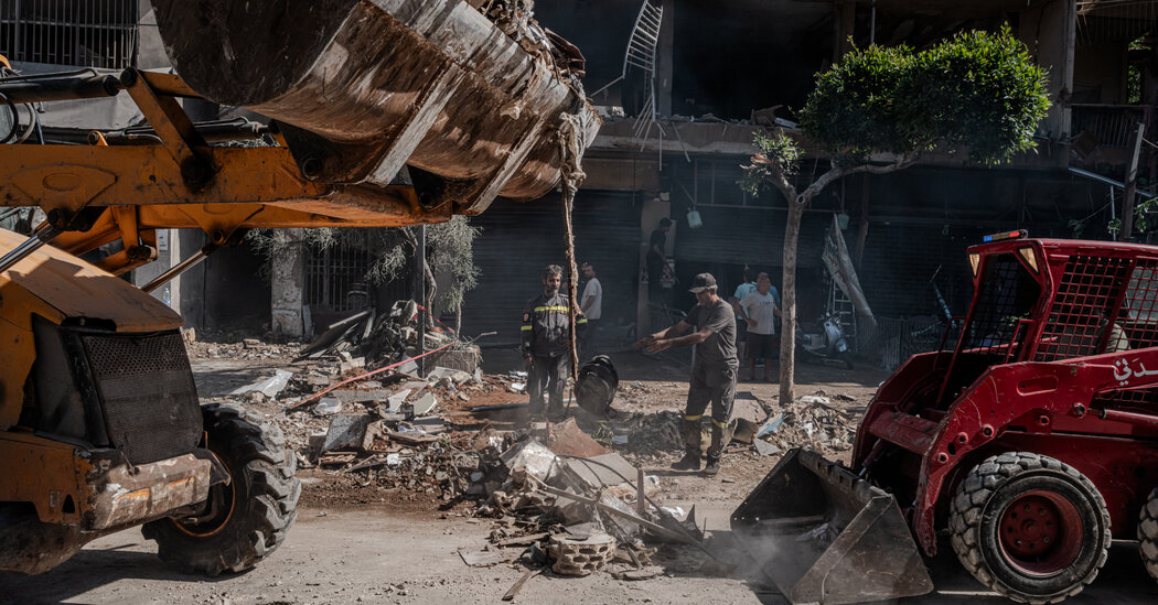 Iran War Live Updates: Trump Calls for Restraint After Israel Strikes Beirut Suburbs