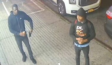Photos released of suspects wanted in Bronx shooting that killed two pals playing dominoes