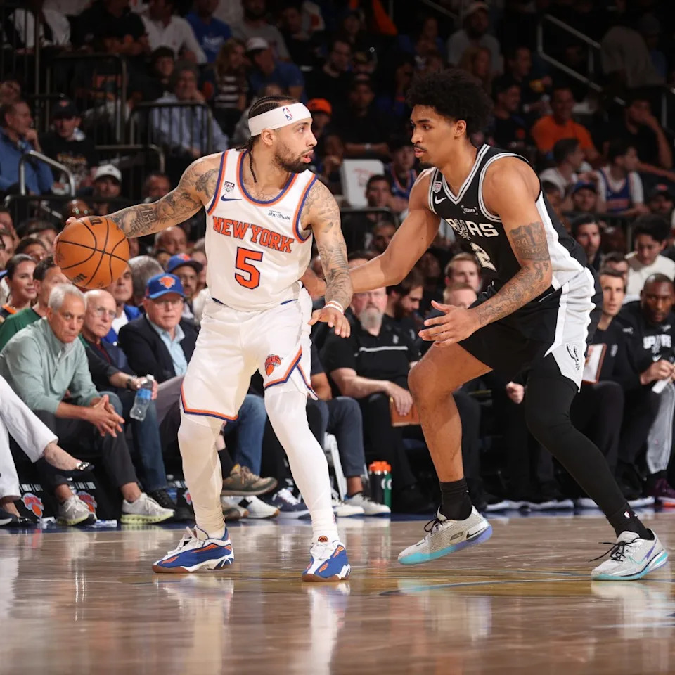 “Everything about him screams New York. He’s a lovable kid,” said Joe Arbitello, who coached Alvarado in high school at Christ the King in Middle Village, Queens. NBAE via Getty Images